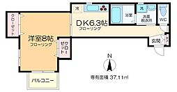 TheMarcy's 1DKの間取図画像