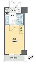 クリーン善福寺 1Kの間取図画像