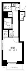 サンテミリオン渋谷道玄坂 1Kの間取図画像