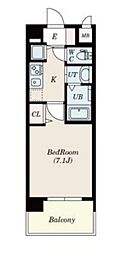 JR東海道・山陽本線 塚本駅 徒歩5分の賃貸マンション 10階1Kの間取り