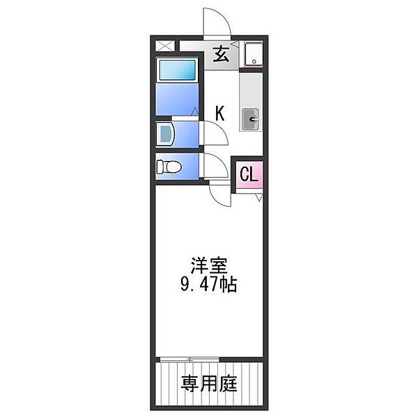 フジパレス小松原 ｜和歌山県和歌山市小松原５丁目(賃貸アパート1K・1階・30.26㎡)の写真 その2