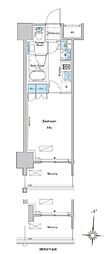 ルフォンプログレ清澄白河プレミア 1Kの間取図画像