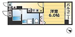 ドミール春日野道N 8階1Kの間取り