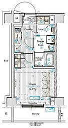 ブライズフォルム墨田 1Kの間取図画像