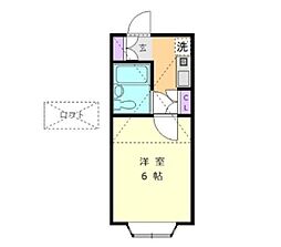 ジョイハイツ宮本 1Kの間取図画像