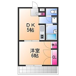 間取図画像 1DK