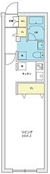 プライムアーバン学芸大学 1Kの間取図画像