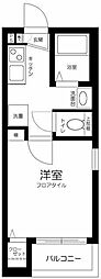 RAMS馬込 1Kの間取図画像