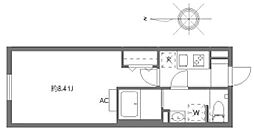 セレヌコート池袋本町 1Kの間取図画像