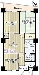 ミオ・パードレ 3DKの間取図画像