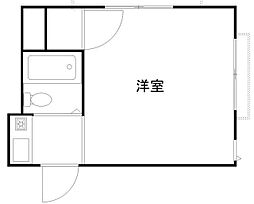 WING246 3階ワンルームの間取り
