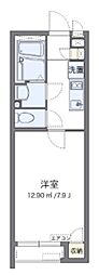 クレイノシェノン 1Kの間取図画像