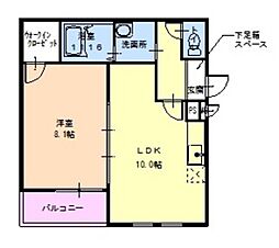 ラ・フェスタ池尻 1LDKの間取図画像