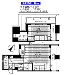 ステージグランデ新川 1LDKの間取図画像
