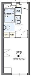 レオパレスシャルムハマナカ 1Kの間取図画像