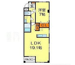 間取図画像 1LDK