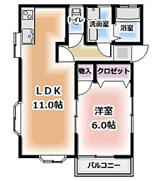 間取図画像 1LDK