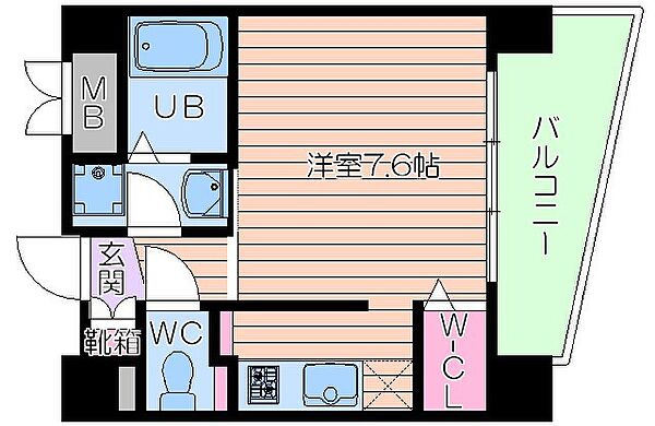 大阪府大阪市都島区東野田町５丁目(賃貸マンション1K・6階・28.65㎡)の写真 その2