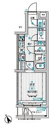 調布市上石原1丁目マンション 1Kの間取図画像
