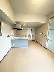 東京メトロ南北線 麻布十番駅 徒歩7分の賃貸マンション 6階1LDKのリビング/ダイニング