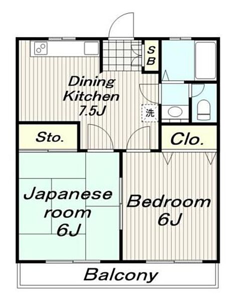 かみやマンション 303｜東京都稲城市押立(賃貸マンション2DK・3階・41.25㎡)の写真 その2