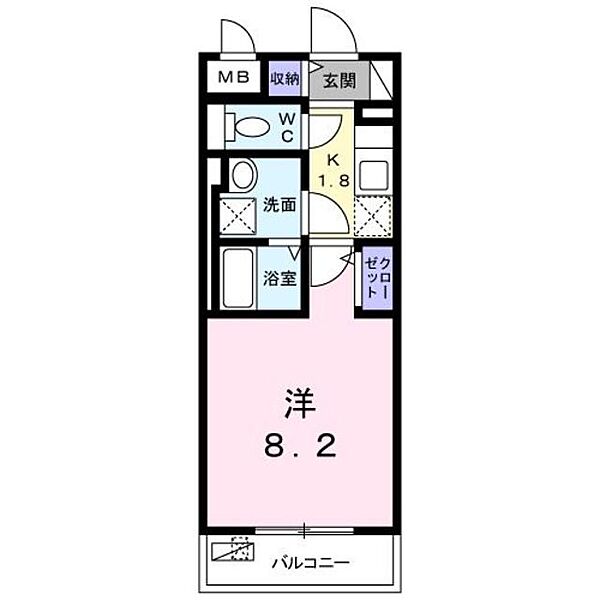 東京都町田市中町２丁目(賃貸マンション1K・1階・26.06㎡)の写真 その2