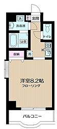 アーバンヴィラ新川崎 1Kの間取図画像
