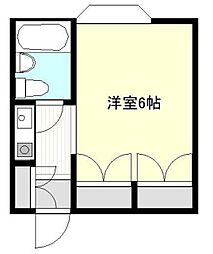 メゾン.ドラポール川越 ワンルームの間取図画像