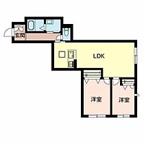 シャーメゾン向日葵 0102 ｜ 滋賀県東近江市沖野１丁目1-15（賃貸マンション2LDK・1階・67.40㎡） その2