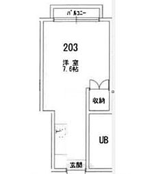 間取図画像 ワンルーム