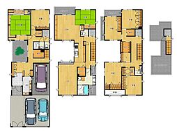 西亀有戸建 1階7SLDKの間取り