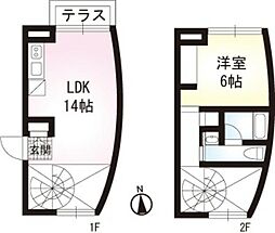 アルティス 1LDKの間取図画像