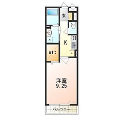 Osaka Metro今里筋線 清水駅 徒歩7分の賃貸アパート 3階1Kの間取り