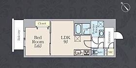 アルトヴィラ虎ノ門  ｜ 東京都港区虎ノ門３丁目（賃貸マンション1LDK・4階・39.20㎡） その2