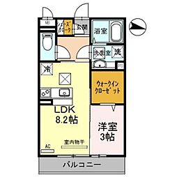 間取図画像 1LDK
