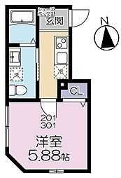 グランシャレー千住旭町 3階/-