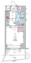 リヴシティ大森西 1階1Kの間取り