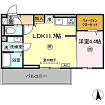 Ａｕｇｕｓｔａ（オーガスタ） 302 ｜ 福岡県久留米市津福本町634-1（賃貸アパート1LDK・3階・39.77㎡） その2