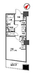 ブロードシティ東京 1Kの間取図画像