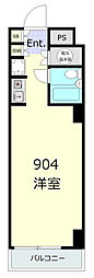ライオンズマンション八丁堀 ワンルームの間取図画像