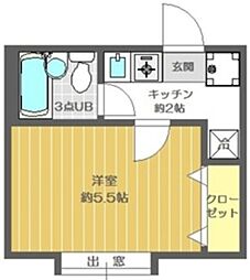間取図画像 1K