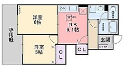 メイ・ブリーゼ 2DKの間取図画像