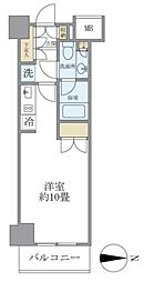 ParkSphere中野富士見町 ワンルームの間取図画像