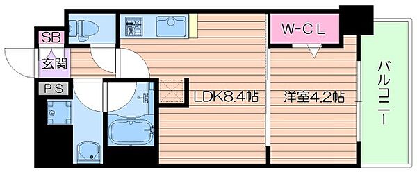 アーバネックス堂島 ｜大阪府大阪市北区堂島２丁目(賃貸マンション1LDK・10階・31.91㎡)の写真 その2