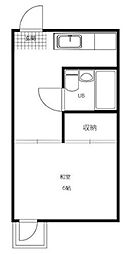Rinascimentoときわ台 3階1Kの間取り