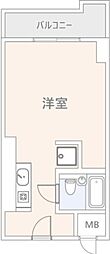 シティフォーラム新小平ベルファース新小平 ワンルームの間取図画像