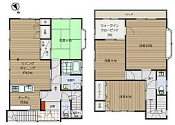 本駒込5丁目貸家 1階4LDKの間取り