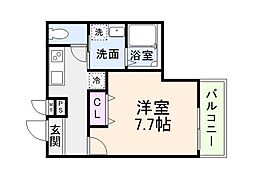 間取図画像 1K