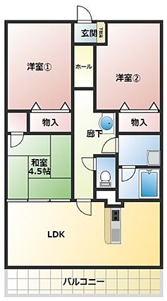 リリーヴィレッジ３_間取り_0