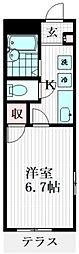 グレイス自由が丘 1Kの間取図画像